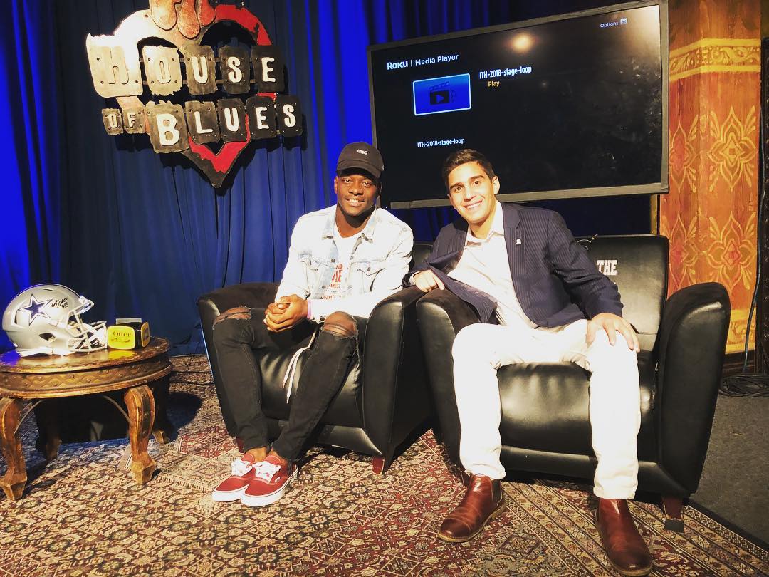 Michael Gallup × Javy on the Inside The Huddle set at House of Blues.