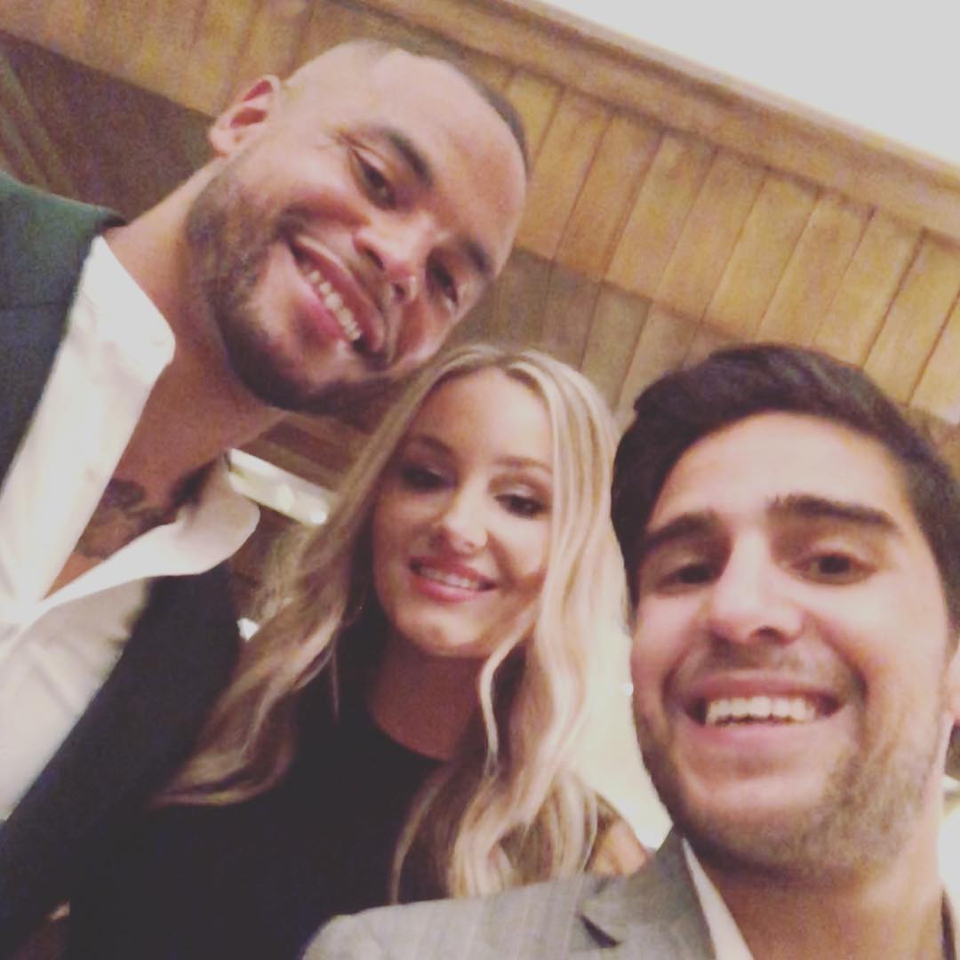 An Evening with Dak Prescott… Javy Martinez (Executive Producer) with Dak and HB.