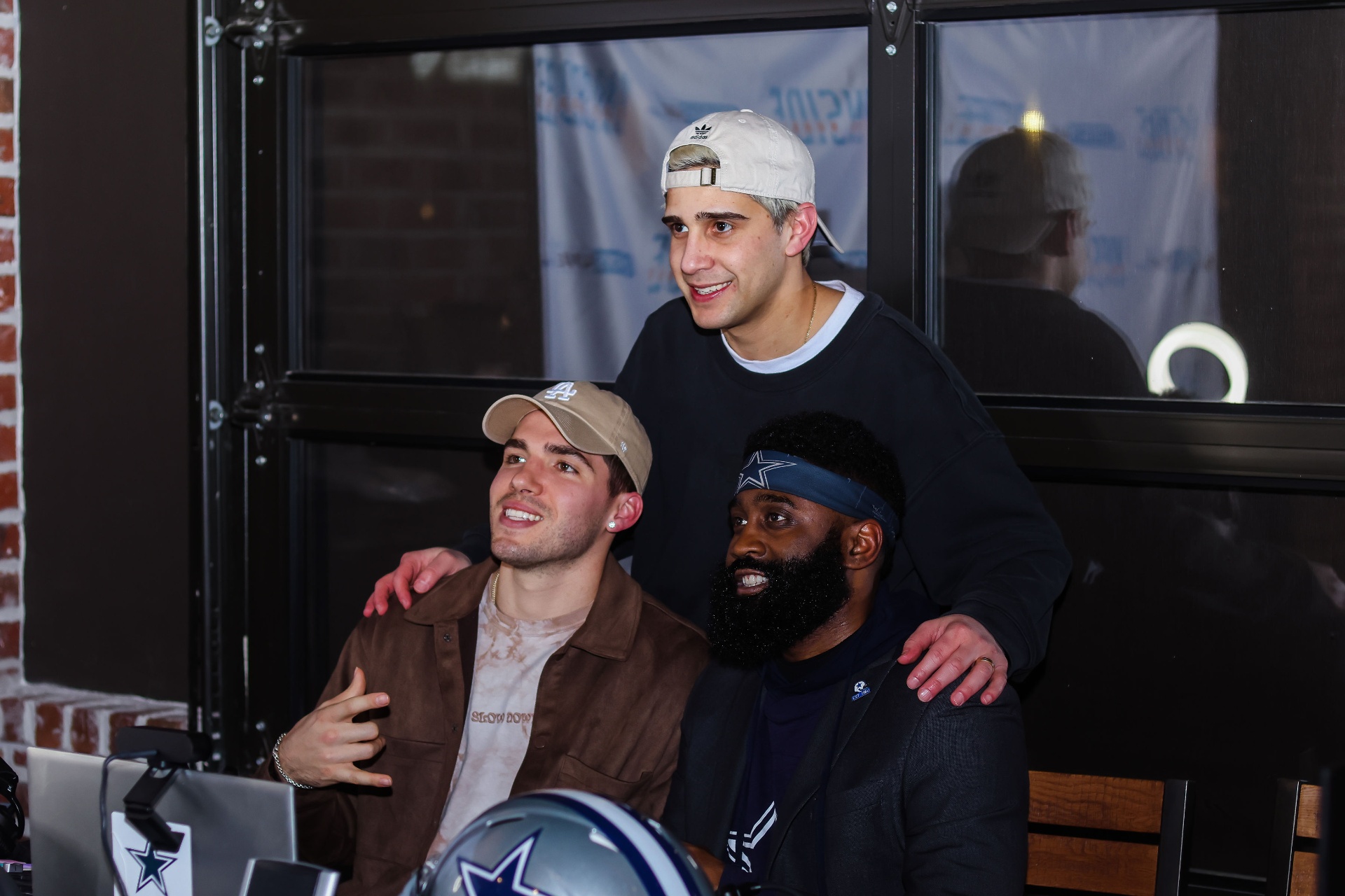 With RG and Law… Inside The Huddle Season 29 watch party.