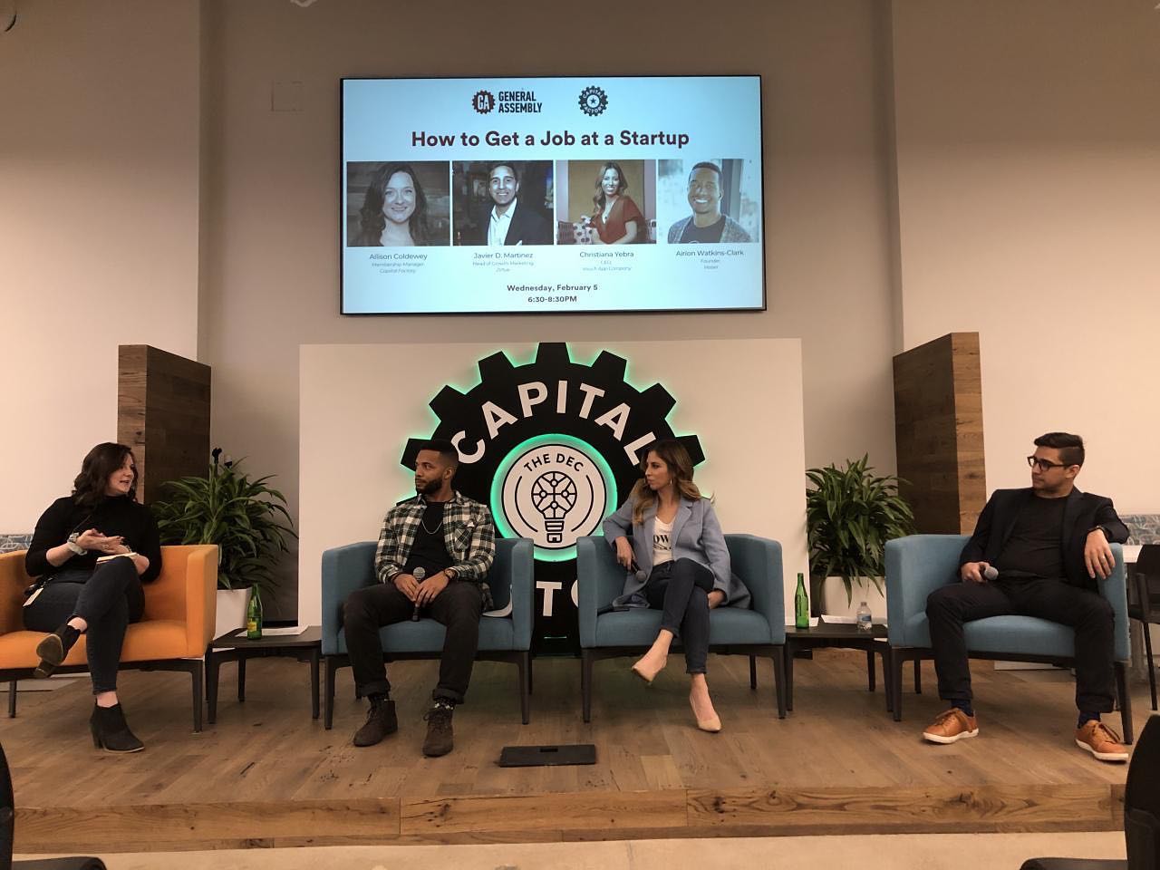 Panelist… 'How to Get a Job at a Startup' (General Assembly × The DEC).